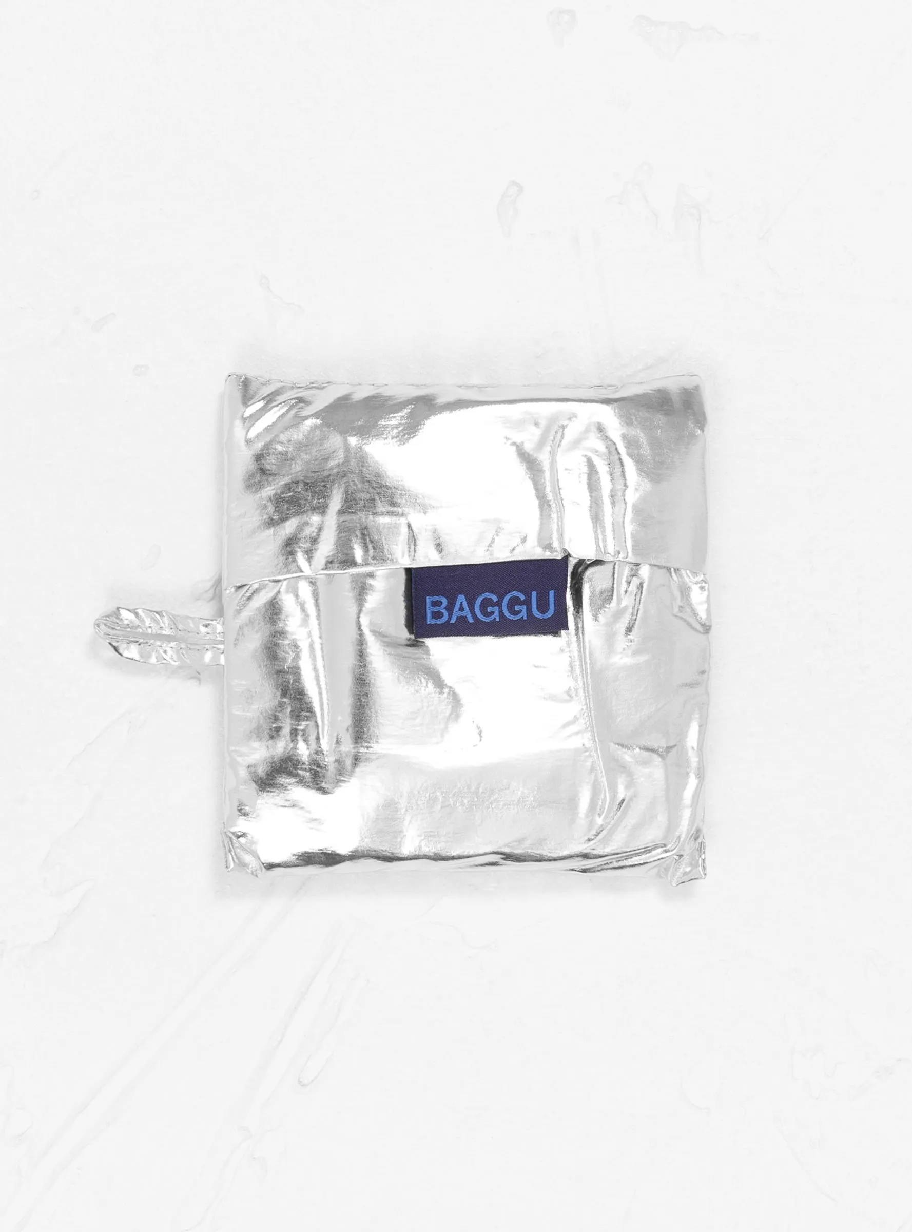 Standard Baggu Metallic Silver