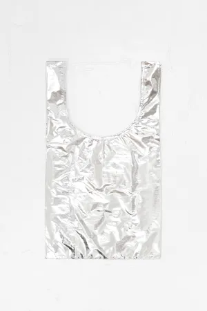 Standard Baggu Metallic Silver