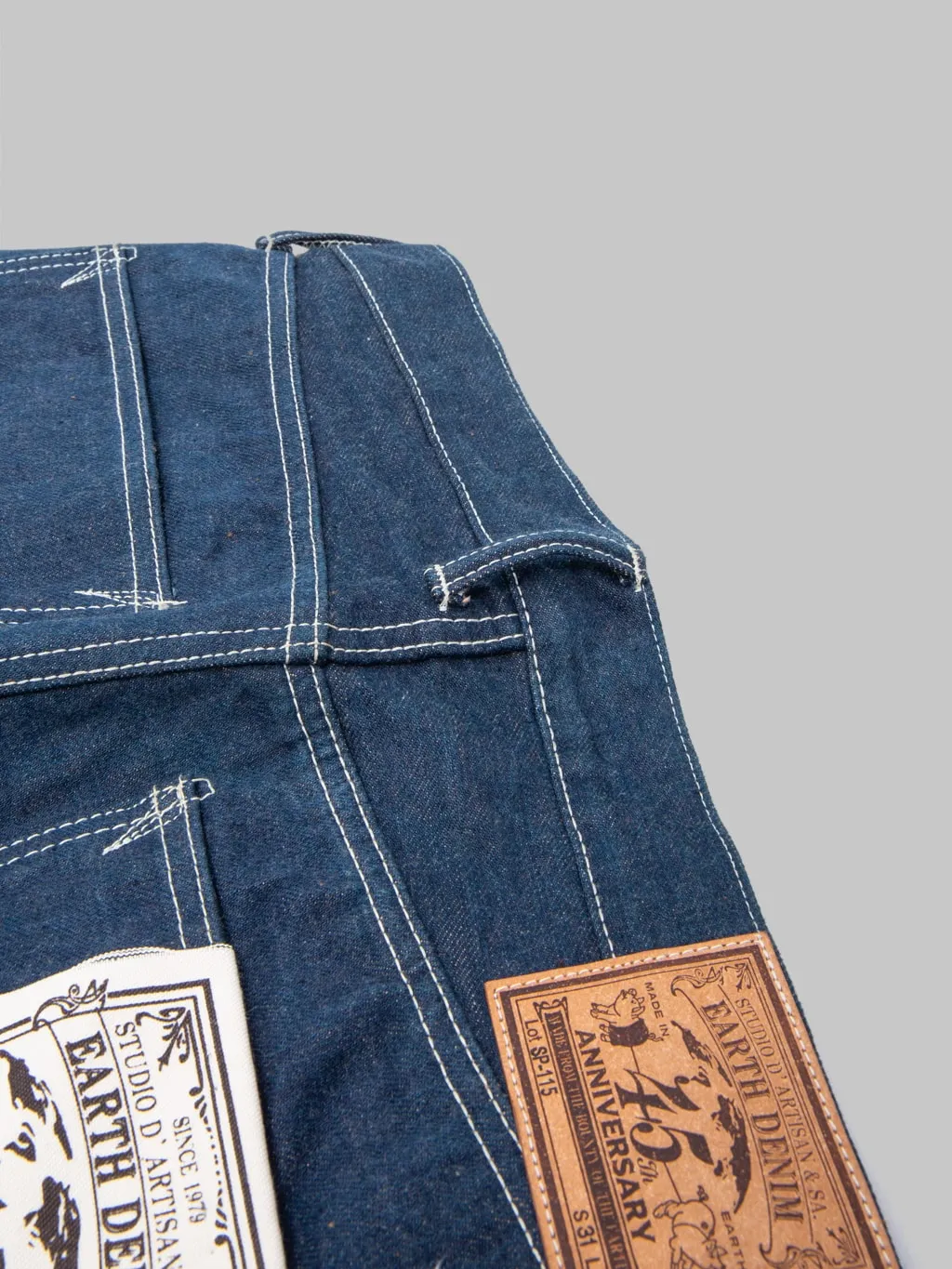Studio D'Artisan SP-115 15oz Earth Denim 45th Anniversary Regular Straight Jeans