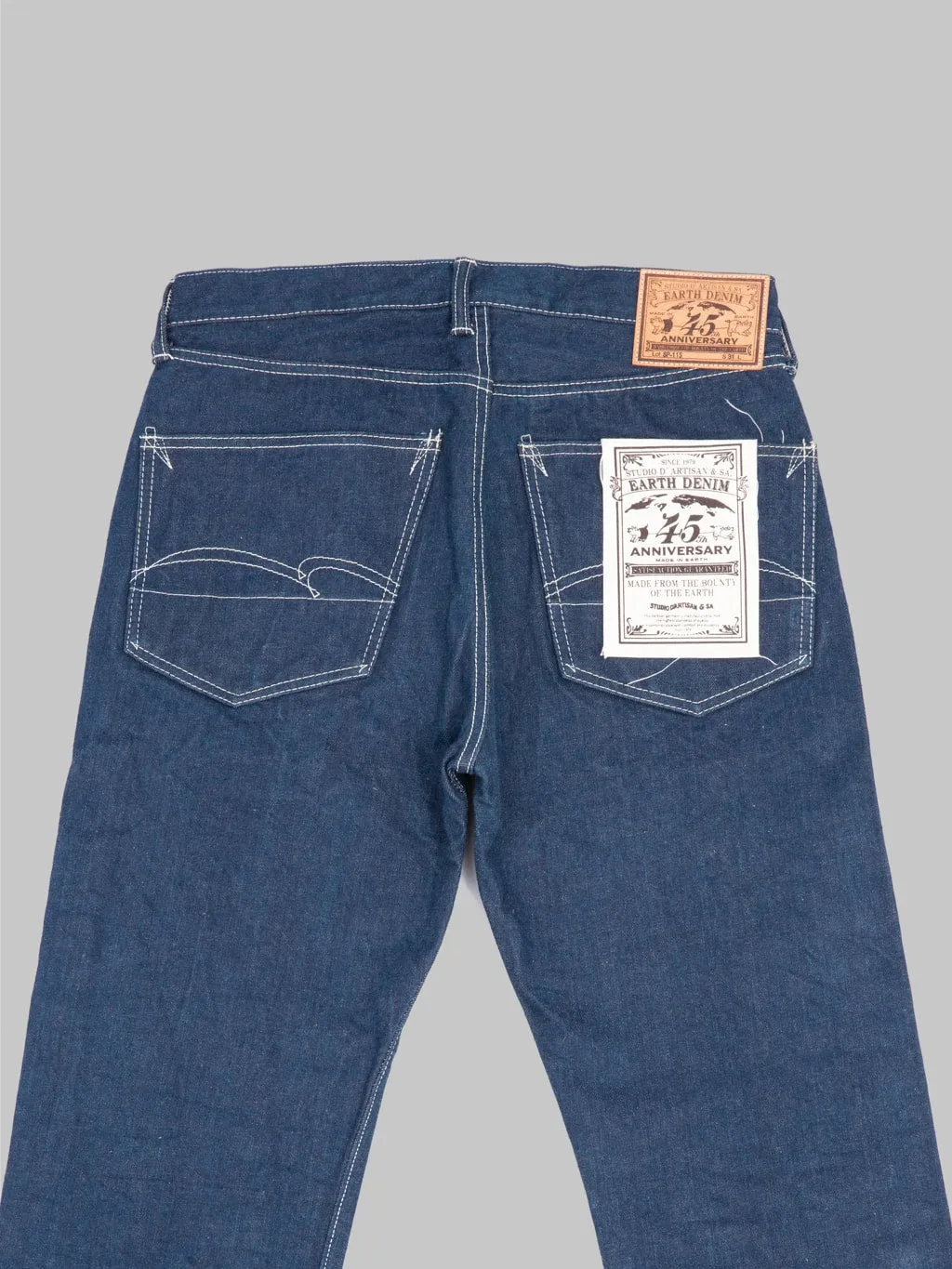 Studio D'Artisan SP-115 15oz Earth Denim 45th Anniversary Regular Straight Jeans