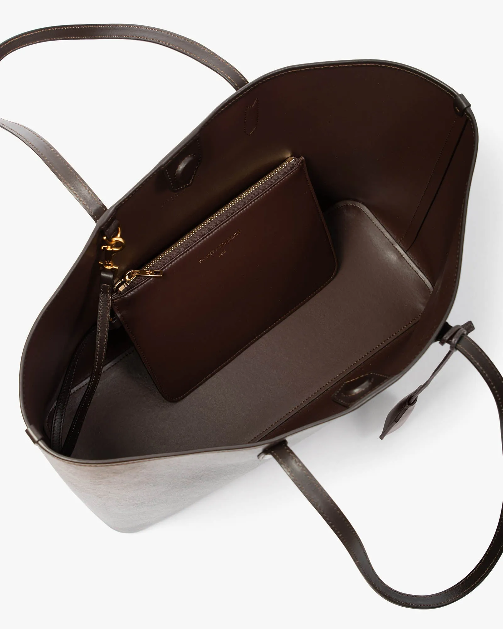 TOTE SHOPPER - Brown chocolate