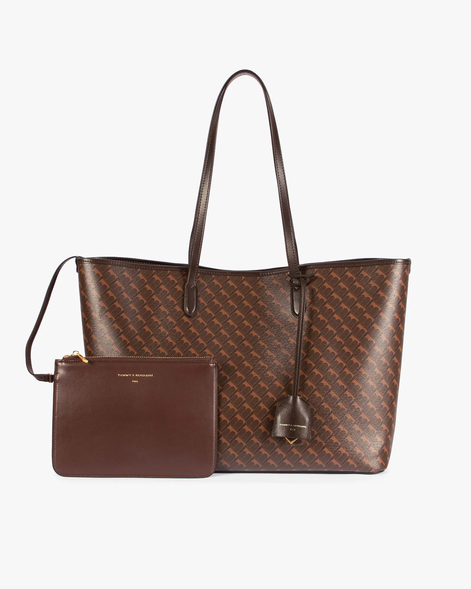 TOTE SHOPPER - Brown chocolate