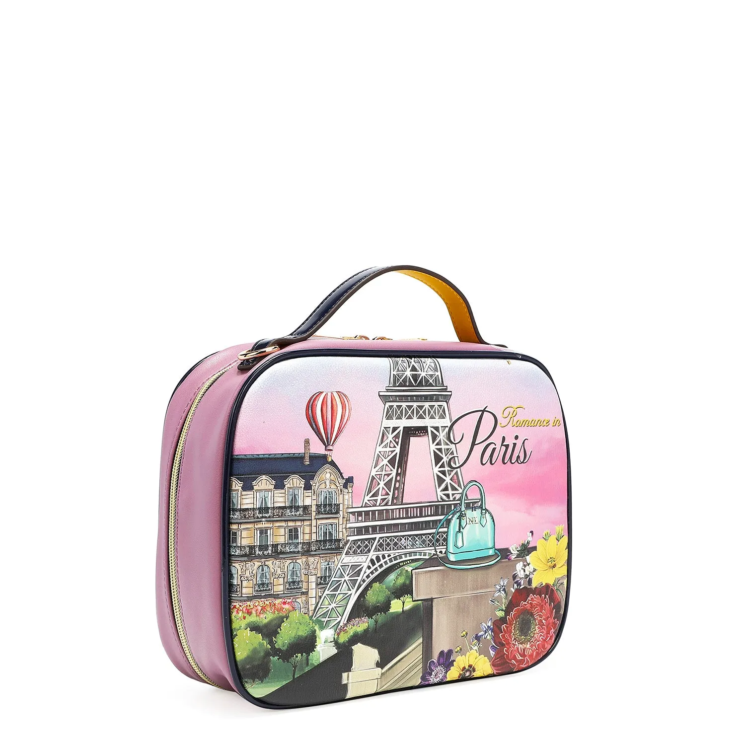 TRAVEL HANDBAG WITH POUCH SET