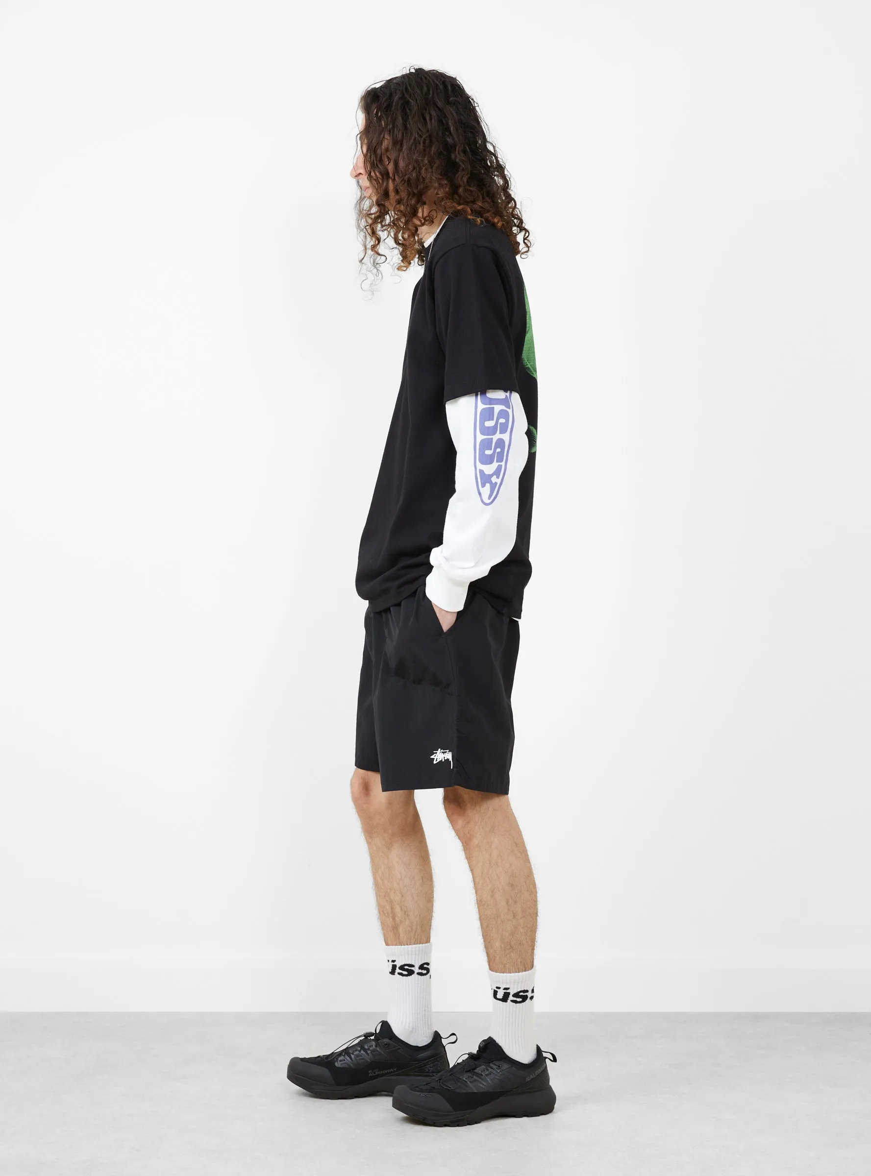 Water Short Stock Black