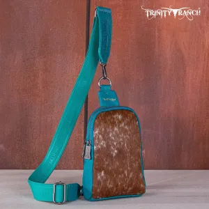 Women's Trinity Ranch Hair-On Cowhide Sling Bag #TR159-210TQ